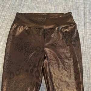 Wild Fable Metallic Brown Leopard Leggings